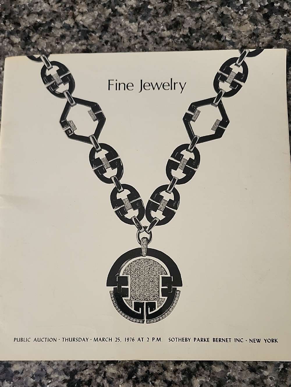 Vtg 1976 Auction Catalog From Sotheby's